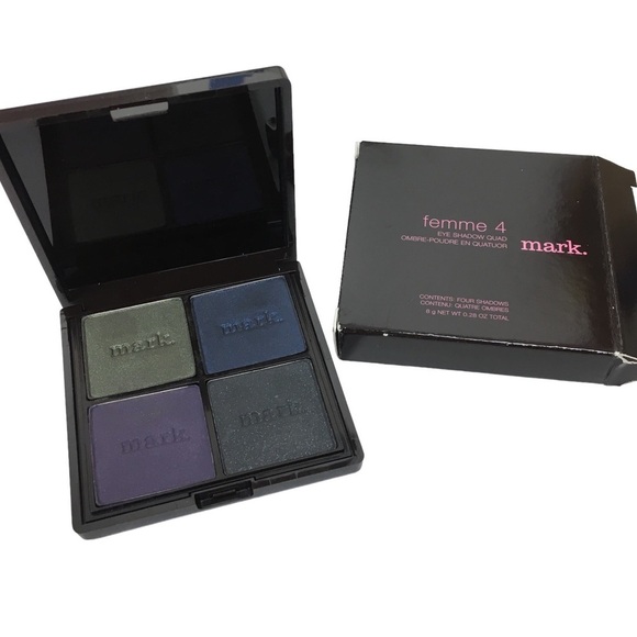 mark. Femme 4 Eye Shadow Quad Palette 4 Full Size I-mark. Eyeshadows Avon RARE - Picture 1 of 6